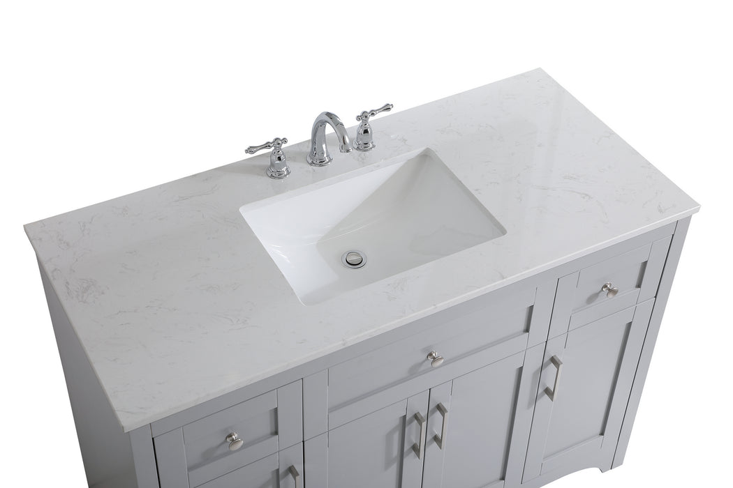 Elegant Lighting VF17048GR Single Bathroom Vanity, Grey