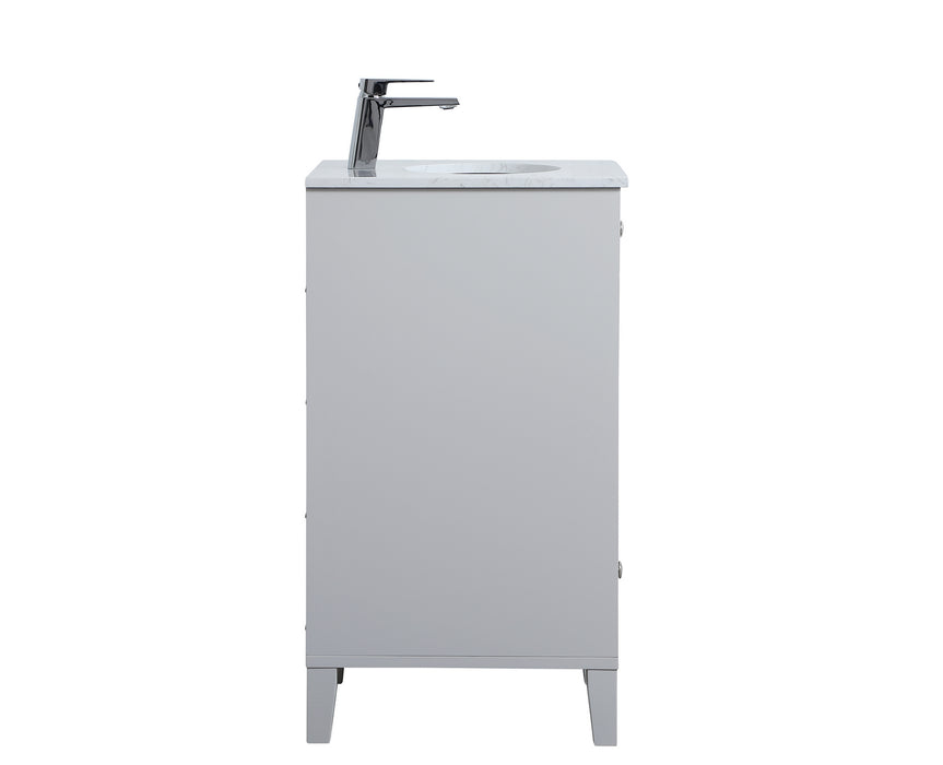 Elegant Lighting VF18018GR Single Bathroom Vanity, Grey