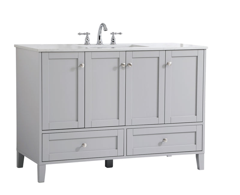 Elegant Lighting VF18048GR Single Bathroom Vanity, Grey