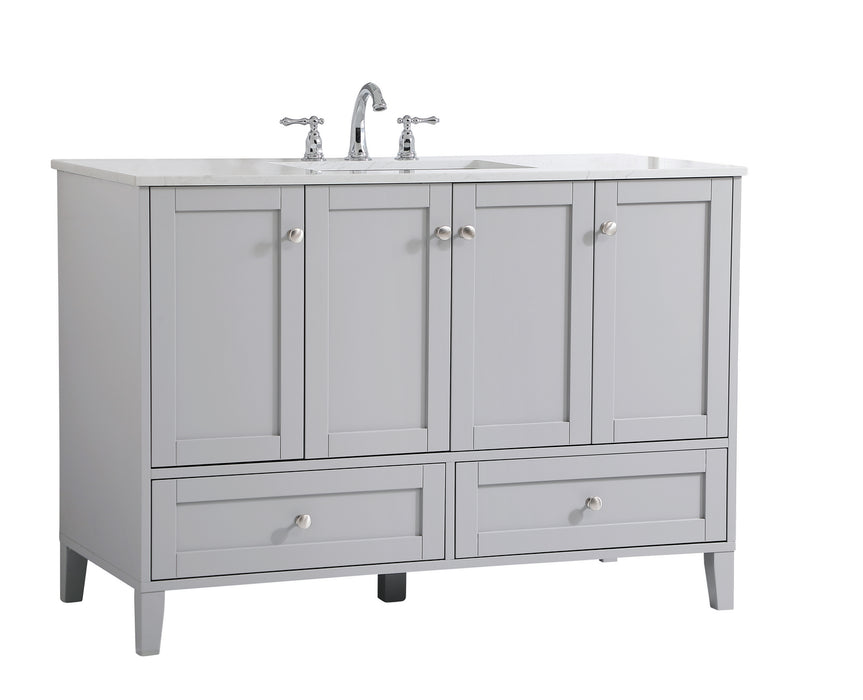 Elegant Lighting VF18048GR Single Bathroom Vanity, Grey