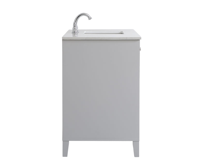 Elegant Lighting VF18048GR Single Bathroom Vanity, Grey