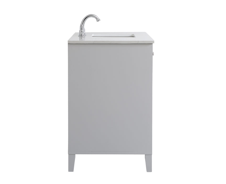 Elegant Lighting VF18048GR Single Bathroom Vanity, Grey