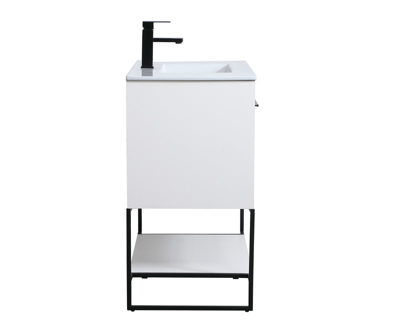 Elegant Lighting VF42036WH Single Bathroom Vanity, White