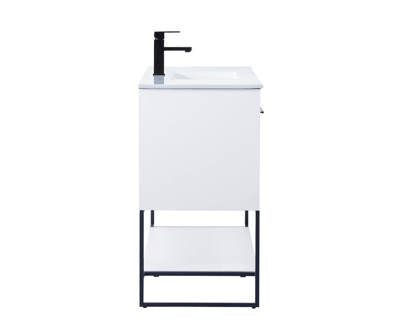 Elegant Lighting VF42048WH Single Bathroom Vanity, White