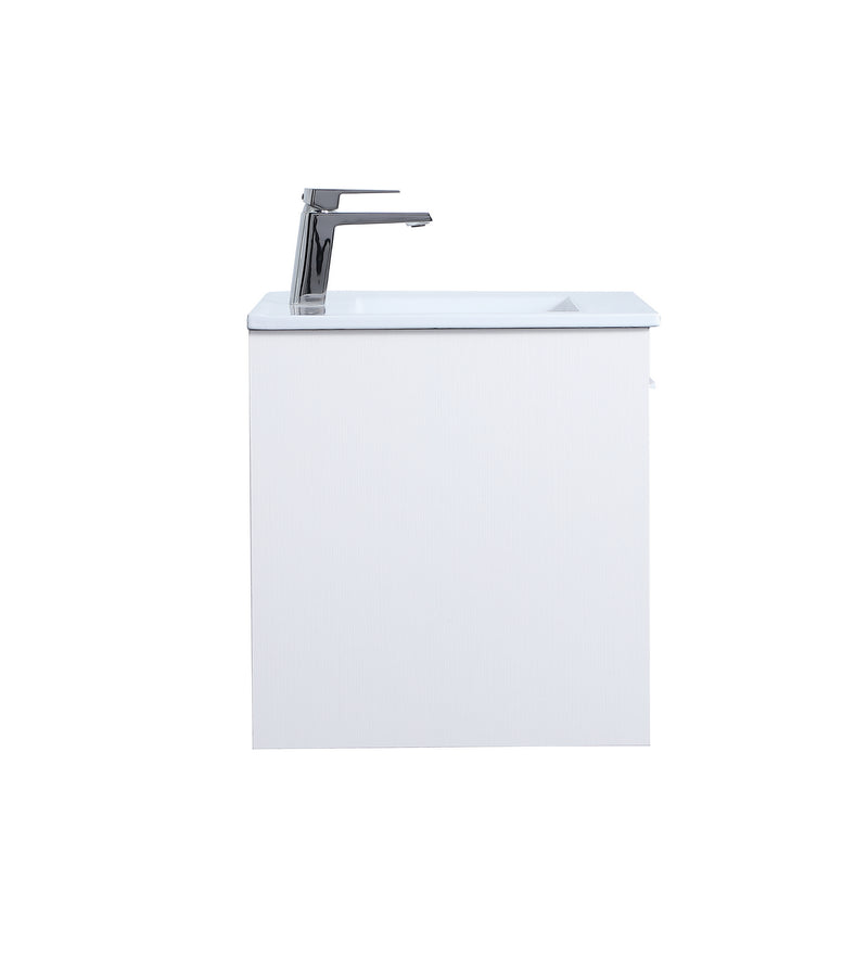 Elegant Lighting VF43024WH Single Bathroom Floating Vanity, White