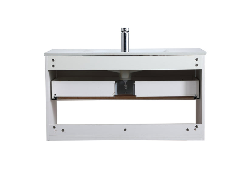 Elegant Lighting VF43036WH Single Bathroom Floating Vanity, White