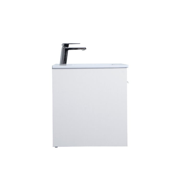 Elegant Lighting VF44024WH Single Bathroom Floating Vanity, White