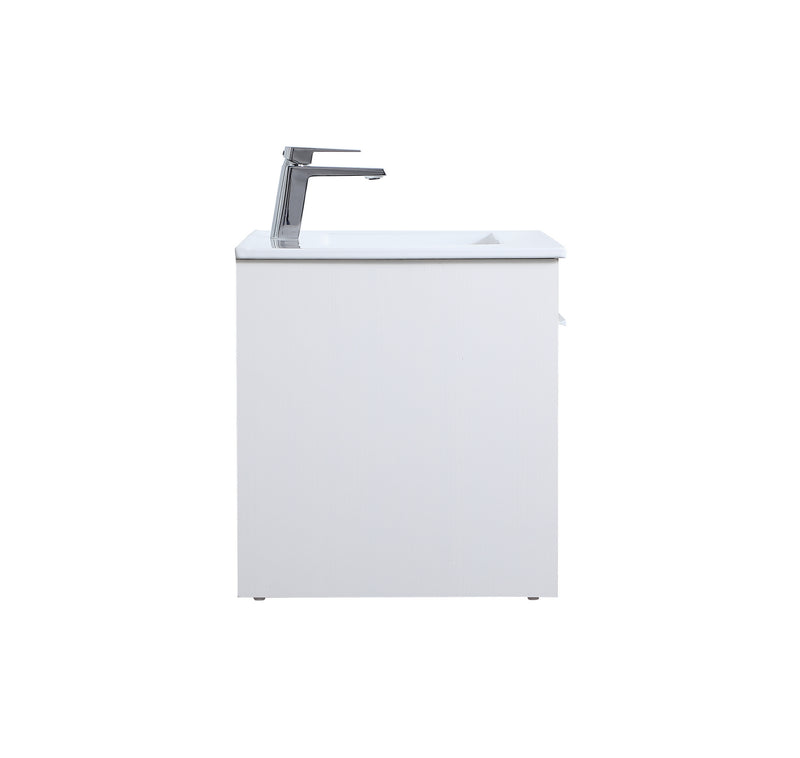 Elegant Lighting VF44030WH Single Bathroom Floating Vanity, White