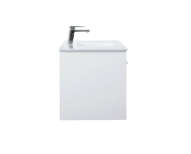 Elegant Lighting VF44048WH Single Bathroom Floating Vanity, White