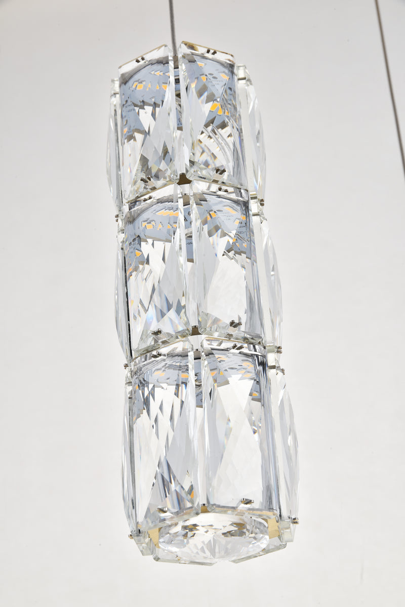 Elegant Lighting 3500D3RG LED Pendant, Gold