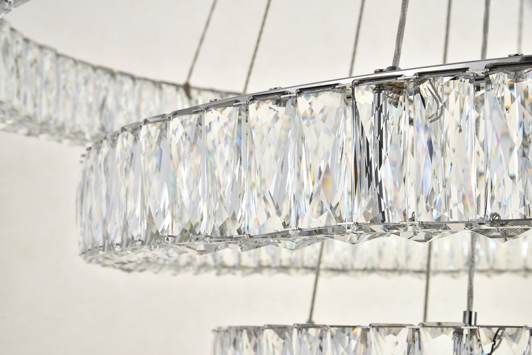 Elegant Lighting 3503G41C LED Chandelier, Chrome