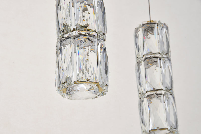 Elegant Lighting 3500D9G LED Pendant, Gold