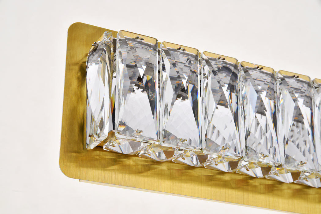 Elegant Lighting 3502W24G LED Wall Sconce, Gold