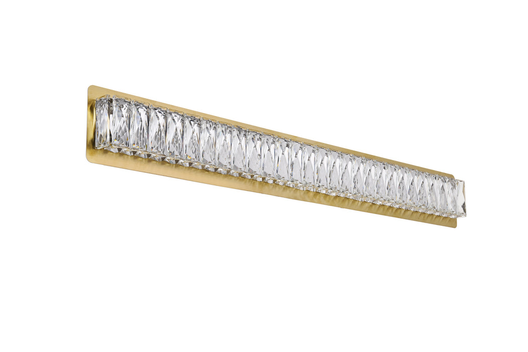 Elegant Lighting 3502W35G LED Wall Sconce, Gold
