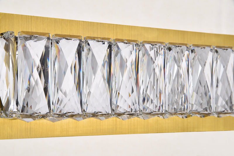 Elegant Lighting 3502W35G LED Wall Sconce, Gold