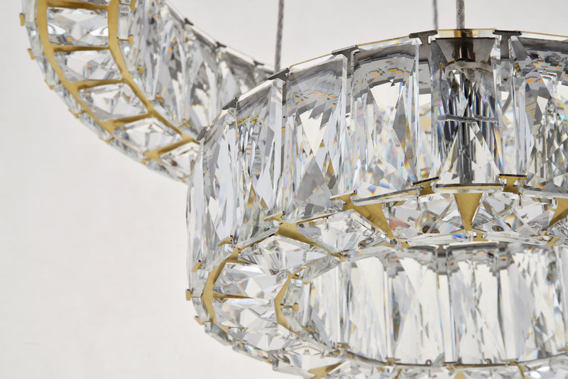 Elegant Lighting 3503G18G LED Pendant, Gold