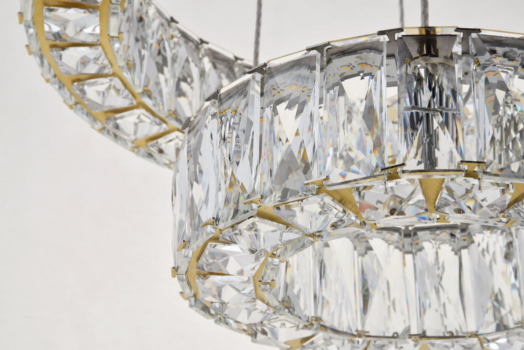 Elegant Lighting 3503G18G LED Pendant, Gold
