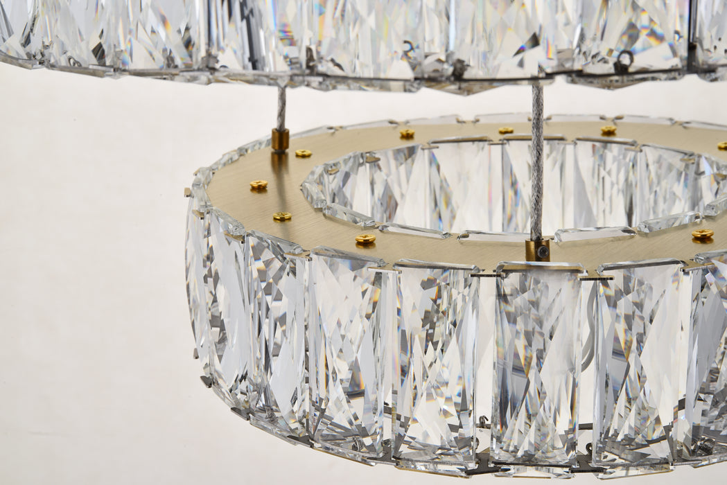 Elegant Lighting 3503G18G LED Pendant, Gold