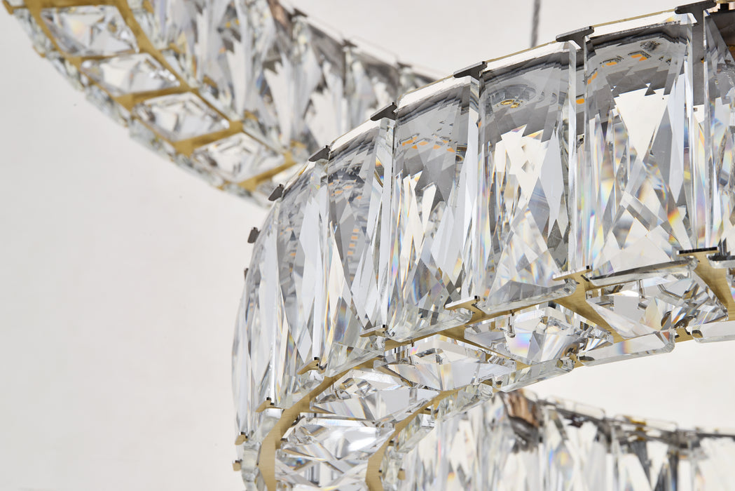 Elegant Lighting 3503G24G LED Pendant, Gold