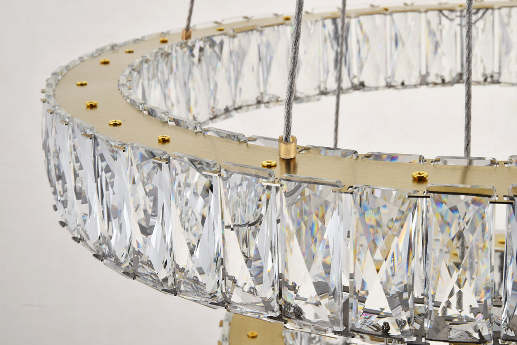 Elegant Lighting 3503G24G LED Pendant, Gold