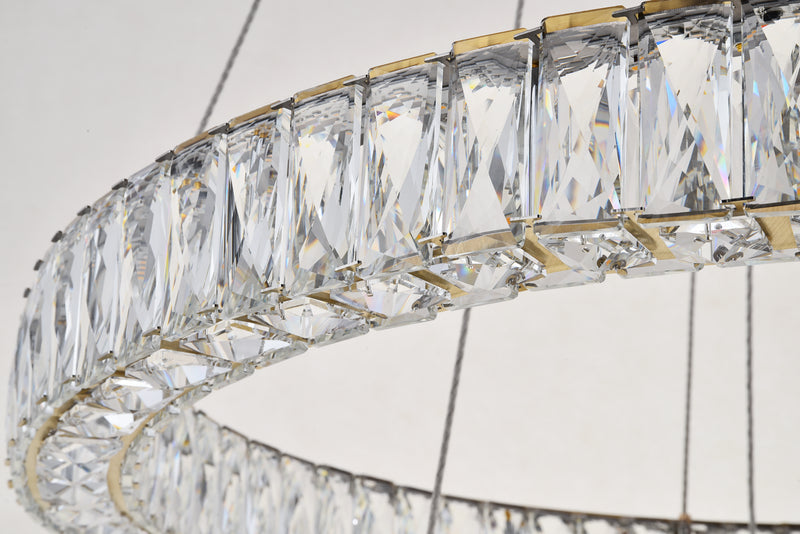 Elegant Lighting 3503G32G LED Pendant, Gold