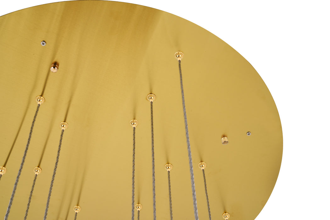 Elegant Lighting 3503G5LG LED Pendant, Gold