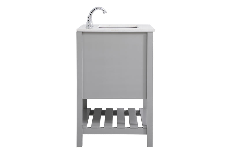 Elegant Lighting VF16430GR Single Bathroom Vanity, Gray