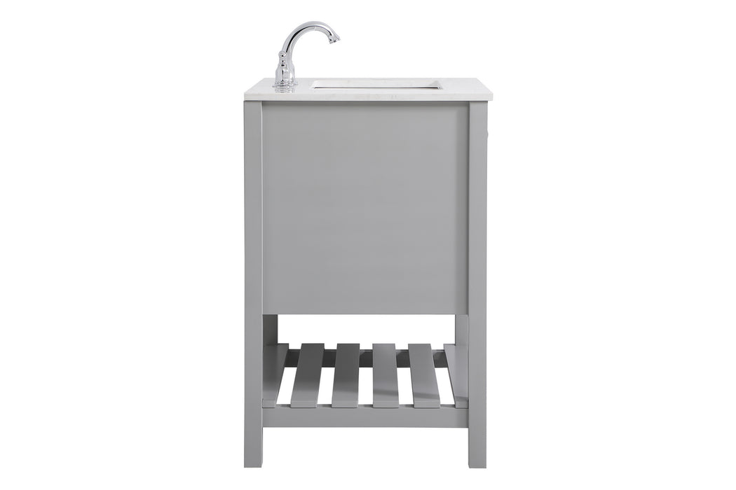 Elegant Lighting VF16430GR Single Bathroom Vanity, Gray