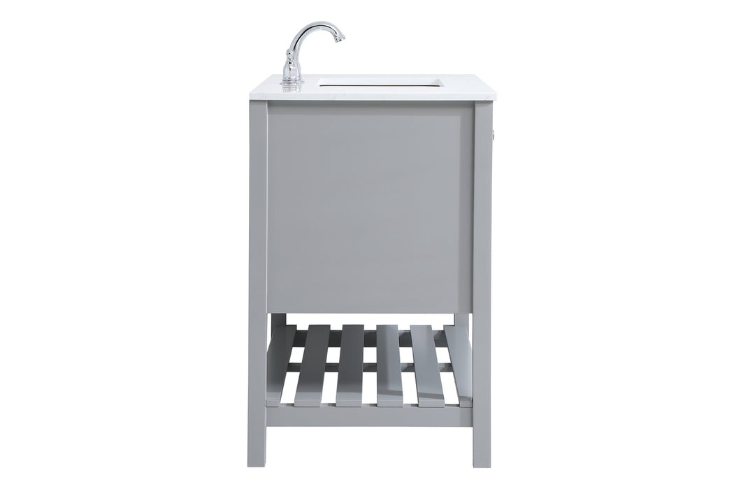 Elegant Lighting VF16442GR Single Bathroom Vanity, Gray