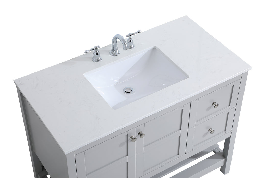 Elegant Lighting VF16442GR Single Bathroom Vanity, Gray