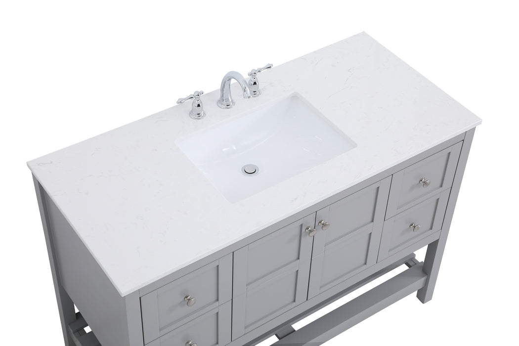 Elegant Lighting VF16448GR Single Bathroom Vanity, Gray
