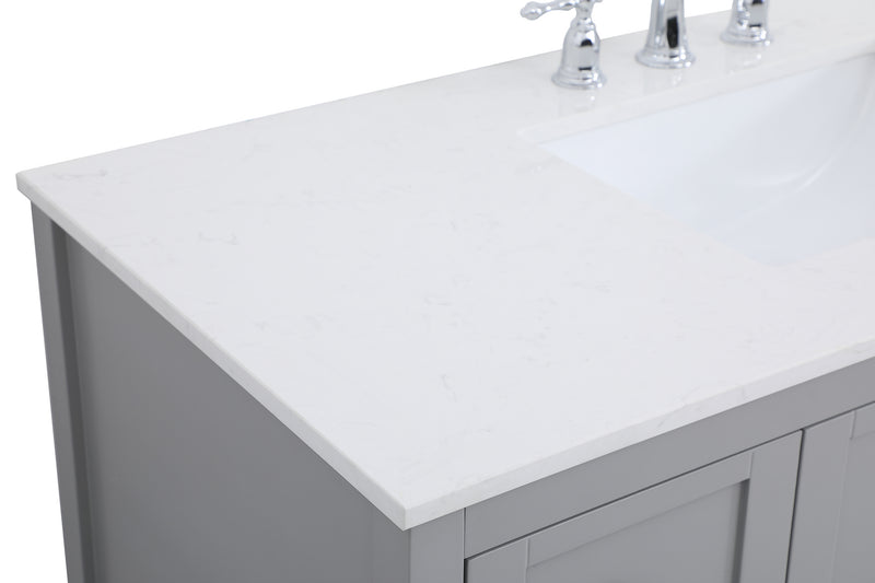 Elegant Lighting VF16448GR Single Bathroom Vanity, Gray