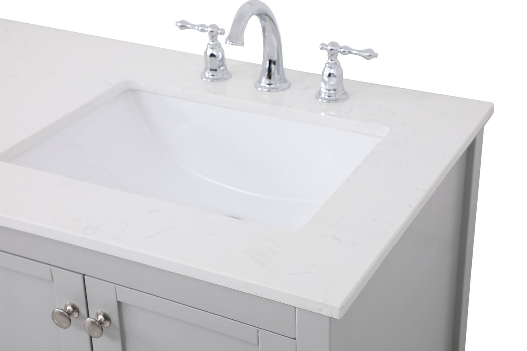 Elegant Lighting VF16460DGR Single Bathroom Vanity, Gray