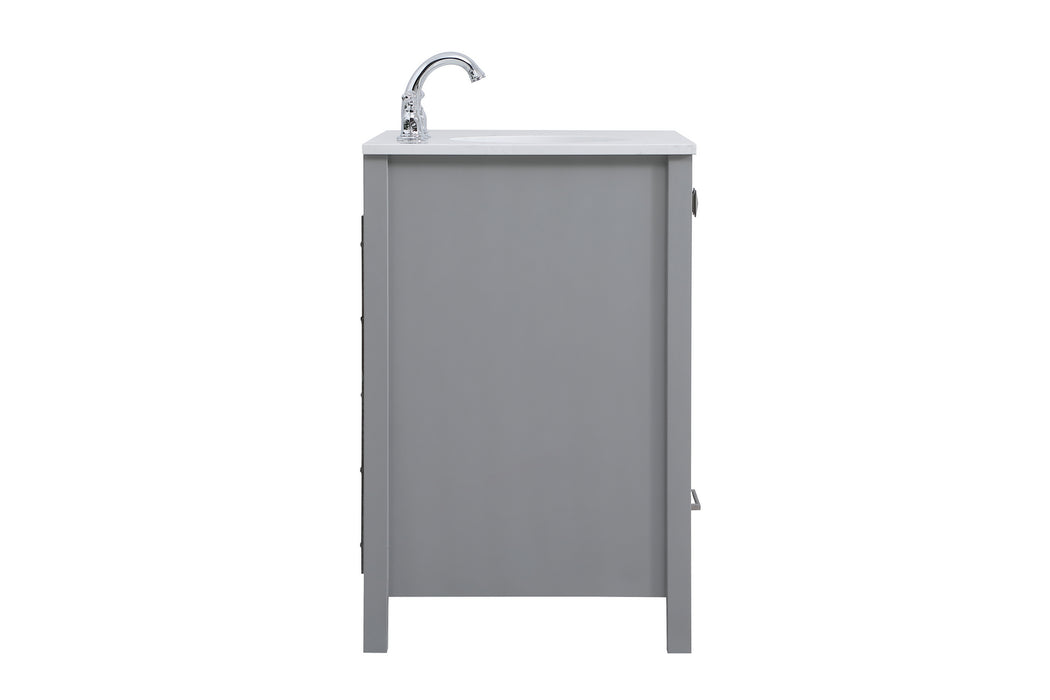 Elegant Lighting VF18832GR Single Bathroom Vanity, Gray