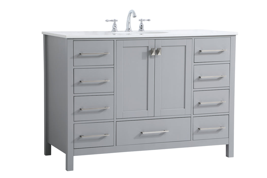 Elegant Lighting VF18848GR Single Bathroom Vanity, Gray
