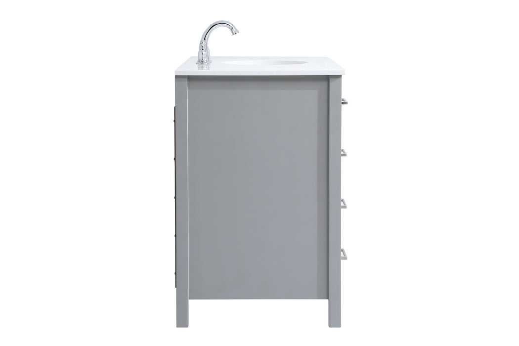 Elegant Lighting VF18848GR Single Bathroom Vanity, Gray