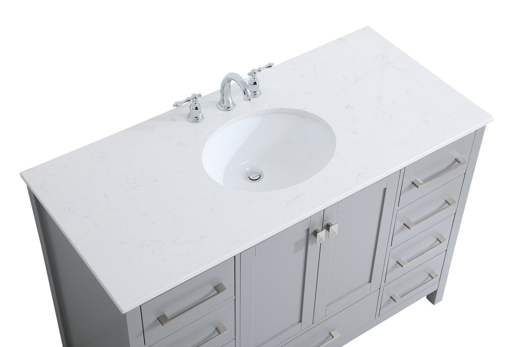 Elegant Lighting VF18848GR Single Bathroom Vanity, Gray