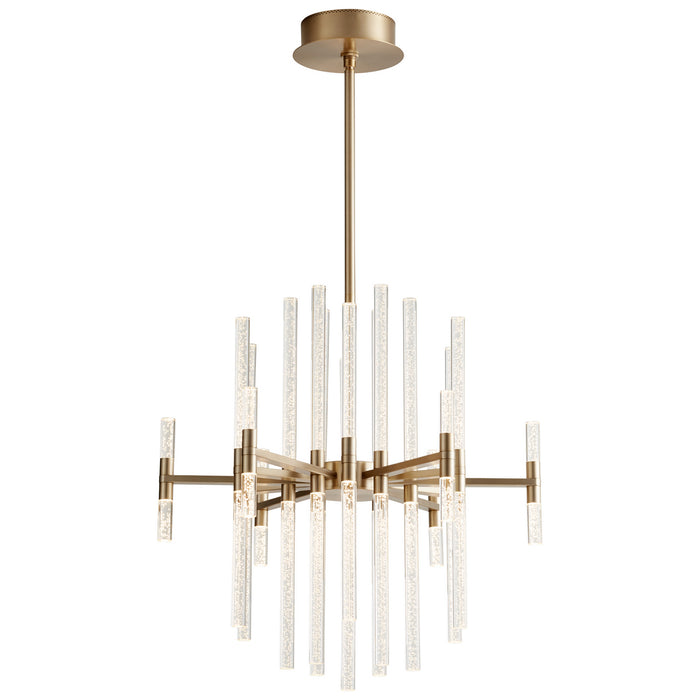 Oxygen 3-605-40 LED Ceiling Mount, Aged Brass