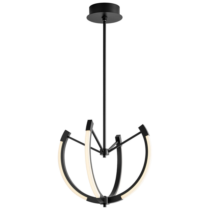 Oxygen 3-6140-15 LED Ceiling Mount, Black