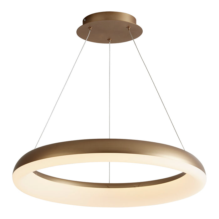 Oxygen 3-63-40 LED Pendant, Aged Brass