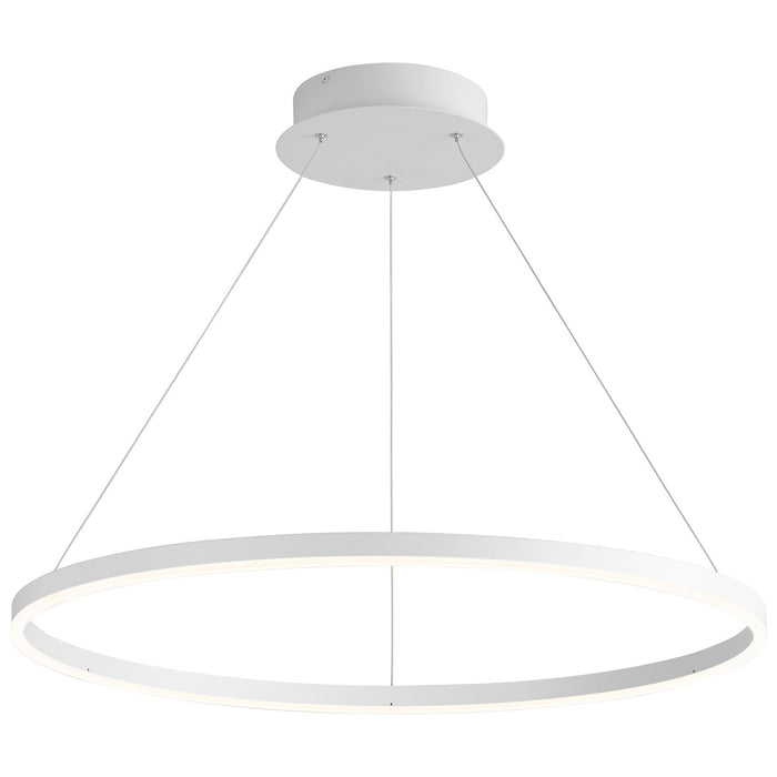 Oxygen 3-65-6 LED Pendant, White