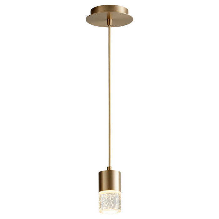 Oxygen 3-68-40 LED Pendant, Aged Brass Aged Brass