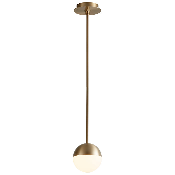 Oxygen 3-6900-40 LED Pendant, Aged Brass Aged Brass