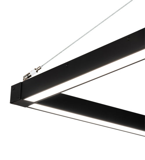 Meyda Tiffany 225400 LED Pendant, Flat Black