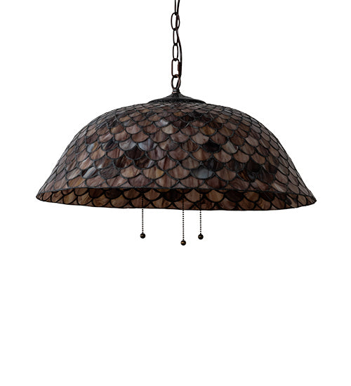 Meyda Tiffany 231153 Three Light Pendant, Mahogany Bronze