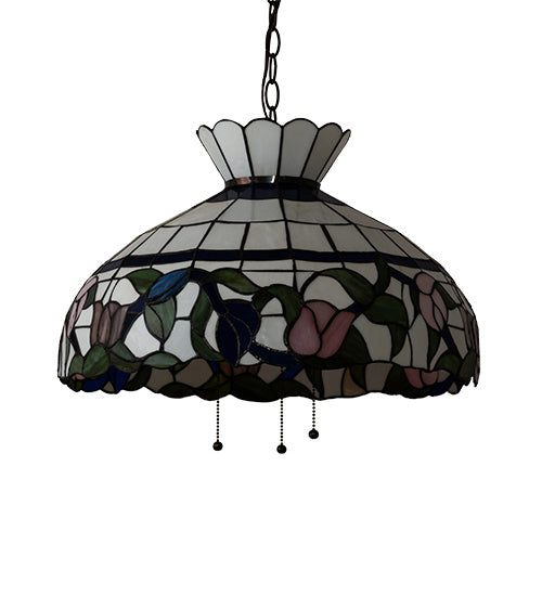 Meyda Tiffany 231154 Three Light Pendant, Mahogany Bronze