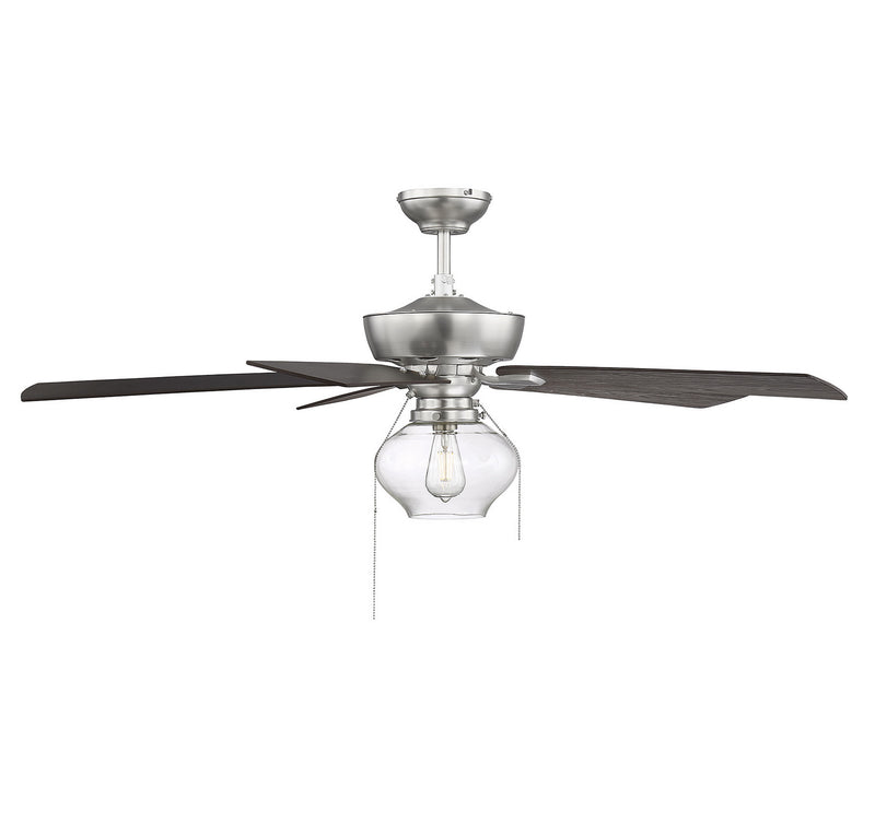 Meridian M2009BN 52" Ceiling Fan, Brushed Nickel