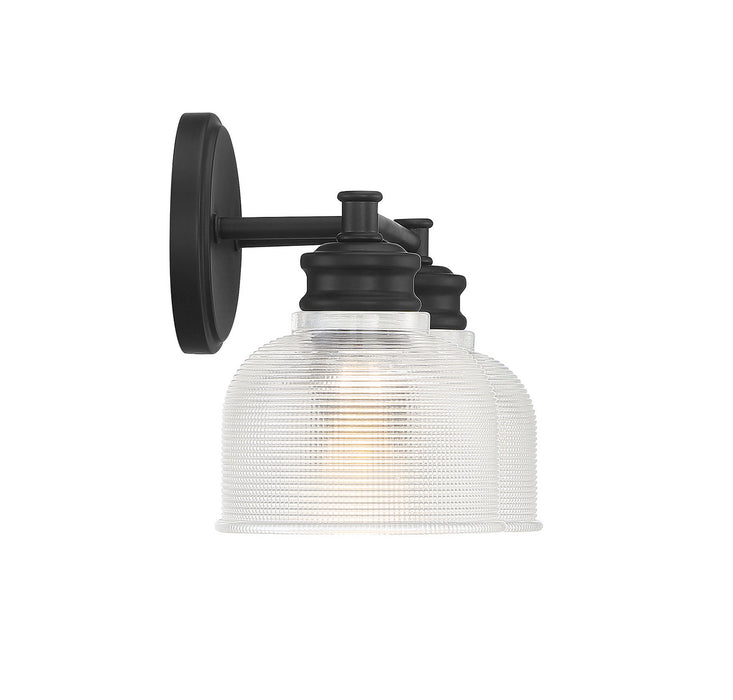 Meridian M80034MBK Two Light Bathroom Vanity Light, Matte Black