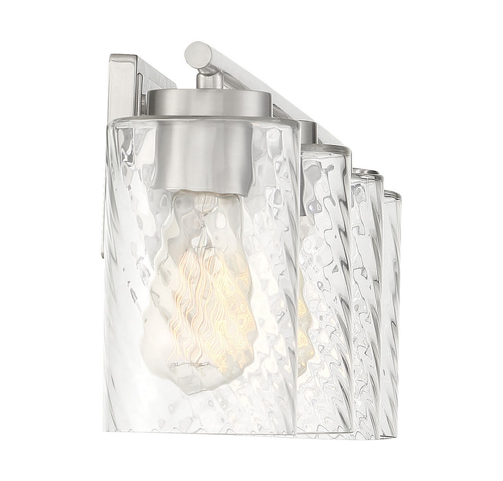 Meridian M80039BN Four Light Bathroom Vanity Light, Brushed Nickel