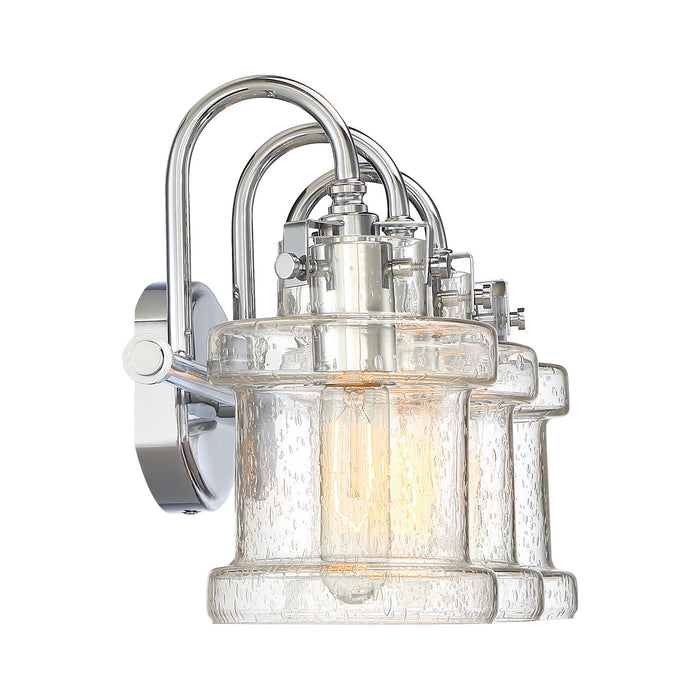Quoizel DNY8603C Three Light Bath, Polished Chrome
